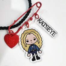 مجموعة 6 دبابيس مفاتيح بتصميم Chibi من ألبوم KATSEYE "Pinky Up"، مخصصة لمانون وسوفيا ودانييلا ولارا وميغان ويونتشاي جميع الأعضاء، قاعدة دبوس حمراء مع قلادة قلب وتصميم بطاقة اسم المجموعة، صورة كرتونية لطيفة بأسلوب مستعاد بدقة عالية، مادة أكريليك بطباعة عالية الدقة مقاومة للتآكل والخدش، يمكن تزيين حقيبة الظهر وحامل البطاقات والملابس، بضائع إبداعية لمجموعة معجبين فرقة الفتيات الدولية والدعم - متعدد الألوان - مشاهدة 4