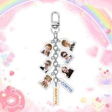 8PCS ORTIS Acrylic Keychain Pendant KEONHO JAMES Fan Support Charm - Multicolor - View 12
