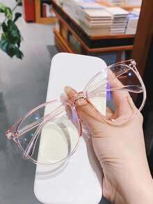 2pcs Women's Glasses, Prevent Visual Fatigue, Suitable For Computer, TV, Gaming And Phone Use, Transparent Lenses, Fashionable And Versatile, Eye Care - Multicolor - View 3
