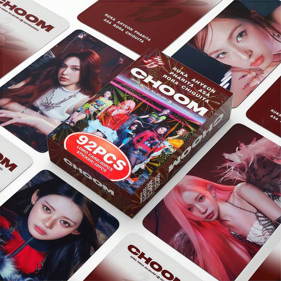 92pcs BABY MONSTER New Album CHOOM Collectible Cards, Star Stickers ...