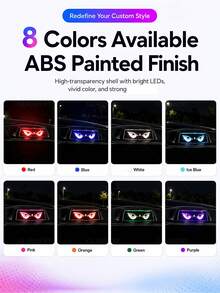GLANBERT Radar Light Solar Powered Roof Flashing Warning Light Decorative Cover LED Ambient Light Smart Vibration Activation - Intelligent Vibration Start/stop - View 9