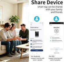 RSH Kartu Pelacak Pintar Sistem Ganda, Kompatibel dengan Apple Find My & Find Hub, Tahan Air IP68, Pengisian Daya Nirkabel, Ultra Tipis, Bluetooth, Tag Pencari Anti-Hilang untuk Dompet, Koper, Paspor - MultiWarna - View 9