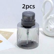 220ml Lockable Empty Pump Dispenser Bottle, Refillable, Nail Polish Remover Makeup Remover Press Bottle - Multicolor - View 15