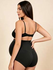 Hart & Haze 5pcs Maternity Solid Color High Waist Comfortable Soft Panties For Mother - Multicolor - View 2