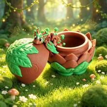 Cute 3D Printed Forest Dragon + Dragon Egg Model Set Plastic Toy Ornament Desktop Decoration Sculpture Figurine Holiday Gift - Multicolor - View 12