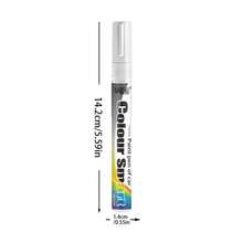 Binzaki 1pc New Multi-Color Car Scratch Repair Paint Pen, Body Paint Touch-Up Pen For Car, Motorcycle And Other Vehicle Body Scratch Repair, Body Maintenance Spray Paint Masking Tool - Silver - View 6