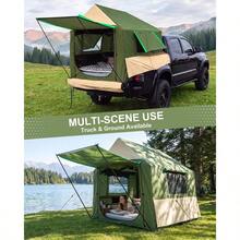 Truck Bed Tent Camping Inflatable Pickup Truck Tent With Pump 5.5ft-8ft 2 Mins Setup PU3000mm Waterproof Windproof, Double Layer Mesh Window Door 4-Season Design - A - View 4