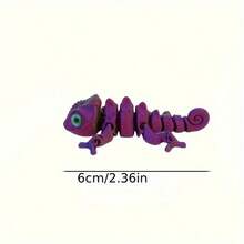 10 piezas Decoración de Salamandra de Ojos Grandes, Modelo de Animal con Ojos Realistas, Articulaciones Móviles, Múltiples Colores, Adecuado para Decoración del Hogar, Regalos de Fiesta, Regalos de Vacaciones - Multicolor - Ver 6