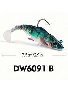 Proberos Realistic Fishing Bait And Lures - 3-Hook Lead Sinkers, Enhanced Catch Rate, Natural Attractant, Suitable For Year-Round Fishing Adventures - Multicolor - View 10