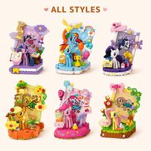 MINISO My Little Pony Creative Display Blind Box Figure, Random 1 Design, For Desk Shelf Room Decor, Birthday Christmas Gift - Pony Blind Box - View 9
