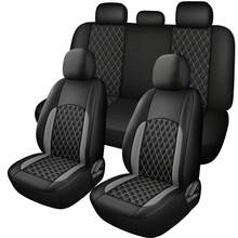 4PCS/9PCS Universal Car Seat Cover Set - Optional Front 2 Seats Or Full 5 Seats, Diamond Quilted Faux Leather With Non-Slip Backing, Easy Installation; Suitable For Sedan, SUV And Pickup Truck; Car Interior Protection Kit And Accessories. - Seat Covers - View 14