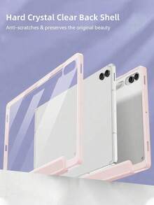 حافظة حماية الجهاز اللوحي DANYCASE، متوافقة مع سامسونج جالكسي تاب A11 A11+ S11 S9+ S9FE+ S9 S9FE S6 Lite 10.4 S7 S8 S7Plus S8 Plus S7 FE 12.4، مع فتحة للقلم - وردي - مشاهدة 5