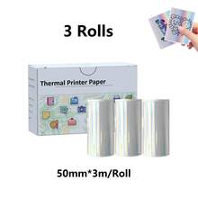 Holographic SilverRoll, Print Text QR Code Barcode Logo, Waterproof BPA‑Free Label Paper - Multicolor - View 9
