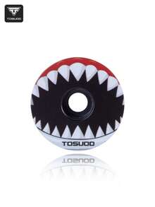 TOSUOD MTB 自行車碗組杯蓋與把手蓋 - 輕量化自行車頭管蓋，附 M6x35mm 螺栓，1-1/8 規格，適用於自行車把手，兼容自行車配件，適合山地自行車/ - 彩色 - 查看 13