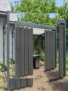 1pcsOutdoor Curtains, Suitable For Patios, Porches, Gazebos, UV-Resistant And Fade-Resistant, Offering Both Sun Protection And Privacy Decoration; - B - View 8