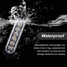 1 Pc 6LED Car Warning Light Grill Breakdown Light Car Truck Trailer Beacon Lamp LED Side Light For Cars 12V - 24V - 6led - View 2