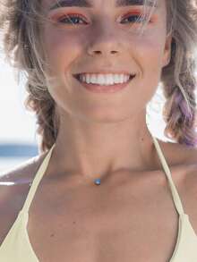 1PC ASTM F136 Titanium Crystal Dermal Anchor Tops 5mm Zirconia 14G Surface Piercing Skin Base Piercing Jewelry - Multicolor - View 8