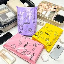 10/20pcs Pink Self-Adhesive Envelopes/Shipping Bags, Multi-Size Waterproof Mailing Envelopes, Thickened Plastic Packaging Bags, Leak-Proof & Tear-Resistant, Multi-Purpose Minimalist Packaging Bags, Suitable For Office, Clothing Packaging Backs - Multiple Styles - View 9