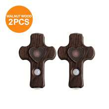 LED Jesus Cross Wall Light, Home Decor Cross-Shaped Wall Lamp, Rechargeable Magnetic Motion Sensor Wall Light, 3 Colors Dimmable, Battery-Powered, Suitable For Halloween, Christmas, Thanksgiving, Wedding Birthday Party Signs, Easter Decorations - Multicolor - View 16