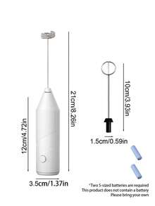 家用迷你電動奶泡器，手持式奶泡器，適合返校季使用 - 彩色 - 查看 8
