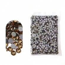 1440pcs DIY Hot Repair Glass Crystal, Nail Hot Melt Rhinestones, Crystal Gems, Can Be Used For Clothing, Shoes, Hats, Bags, Fabrics - Multi-color-sS16-4.0mm - View 15