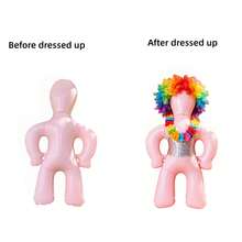 PVC Inflatable Model, An Inflatable Dress-Shaped Model Used For Clothing Display, Suitable For Retail Store Clothing Display Props, Funny Costumes For Festival Parties, And Gifts For Single Party Games. - Dusty Pink - View 5