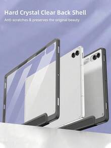 DANYCASE 平板电脑保护套，适用于三星 Galaxy Tab A11 A11+ S11 S9+ S9FE+ S9 S9FE S6 Lite 10.4 S7 S8 S7Plus S8 Plus S7 FE 12.4，带笔槽 - 黑色 - 查看 5