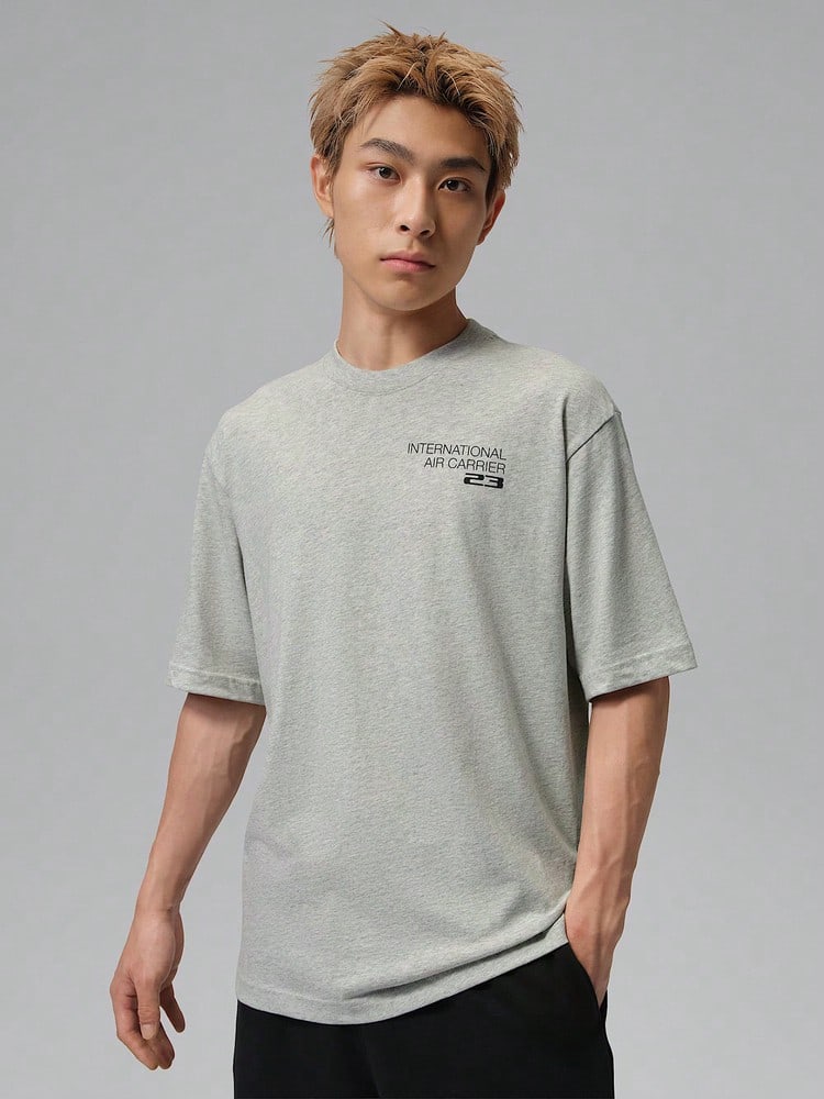 Jordan 男士 AS M J BRK S AIR 85 SS 短袖圓領針織 T-Shirt TIO0028-050 - 灰色 - 查看 1