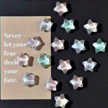 2/5/8/10/15/12pcs Shiny Star Fridge Magnets Set, Suitable For Refrigerator, Whiteboard, Office, Kitchen, Home Decor, Fun Gift For Friends, Party Supplies, Strong Adsorption, Durable And Waterproof, Table Decoration (Random Color) - A - View 1