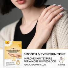 5 Pairs Honey Moisturizing Hand Masks, Hydrating & Nourishing Hand Care, Portable Home Hand Care For Skin Moisturizing - View 3
