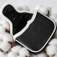 1PC Magnetic Closure Mallet Golf Putter Headcover With Contrast White Edge Golf Club Protector - Multicolor - View 6