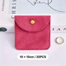 2pcs/5pcs/10pcs/20pcs/50pcs Velvet Jewelry Packaging Bags Soft Velvet Gift Bags For Rings Earrings Bracelets Necklaces Storage Bags Wedding Guest Candy Bags Gift Bags - Velvet Jewelry Pouch - View 36