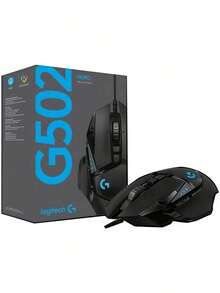 Logitech Mouse Gaming Berkabel G502 HERO dengan Sensor 25K, 11 Tombol yang Dapat Diprogram, 5 Pemberat yang Dapat Diatur, Pencahayaan RGB LIGHTSYNC, Kompatibel dengan Desktop/Laptop - View 1