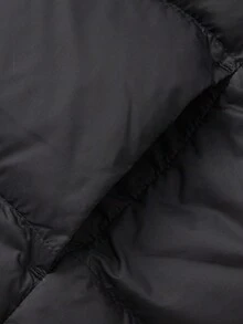 Balabala Jaket Bulu Angsa Anak yang Serasi untuk Orang Tua dan Anak, Pakaian Luar Musim Dingin yang Nyaman dan Hangat untuk Anak Laki-laki & Perempuan - nada hitam - View 8