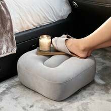Portable Inflatable Footrest/Foot Pillow – Suitable For Airplanes, High-Speed ​​Trains, Offices, And Home Use. Features A Push-To-Inflate Design; Easy To Store; Helps Relieve Fatigue And Alleviate Discomfort During Long-Distance Travel Or Work. - Multicolor - View 4