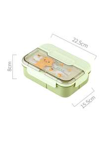 Cute School Lunch Box, Compartment Bento Box (Utensils Included), Adult Lunch Box, Microwave , Lunch Bag, Suitable For Office, School And Home Use. Back To School Essential, Easy To Clean - Multicolor - View 16