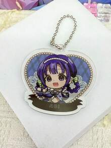 Toilet-Bound Hanako-Kun Dessert Chair Chibi Acrylic Keychain, Cute Character Display Pendant, Manga Merchandise Decorative Charm, Backpack Charm, Gift For Girls - Multicolor B - View 9