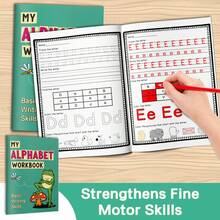 Numbers And Early Reading Notebook, A-Z Handwriting Practice, Number Learning, Simple Sentence Construction, Sight Word Recognition, Vocabulary Practice, Reading Skills, Space Theme Language Activities And Home Classroom Worksheets - Learning Theme - View 1