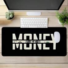 35.4x15.7 Inch Funny Cartoon Monster Gaming Mouse Pad, Extended Desk Mat With Stitched Edges, Non-Slip Rubber Base, Suitable For Home Office Decor, Multifunctional Desk Pad, Perfect Gift For Men And Women - Pixel Design - View 1