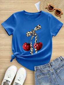 Women T-Shirts - 藍色 - 查看 1