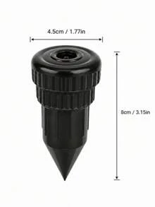 2/1件裝逼真灑水器造型隱藏鑰匙盒,戶外花園草坪用秘密埋地鑰匙藏匿盒,易插入草地埋藏,防水防腐耐候,防盜庭院鑰匙收納,居家戶外安全園藝裝飾配件 - 多色 - 查看 5