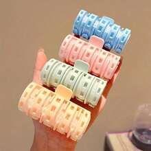2pcs/Set Air Pressure Hair Curler Women's Curling Iron Fluffy Hair Clip Wavy Curl Front Bang Roller Root Volumizer Hairstyling Tool - Multicolor - View 5