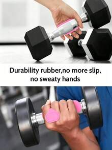 Non-Slip Rubber Fitness Grip - Sweat-Proof Palm Pad, Suitable For Weightlifting, Deadlifts, Pull-Ups And Barbell Training | Ergonomic Hand Protection Design With Zipper Storage Bag, Portable Fitness Accessory, Suitable For Home And Gym Training - Multicolor - View 6