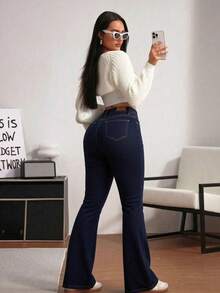 Women Jeans - Blue-black - View 6