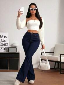 Women Jeans - Blue-black - View 5