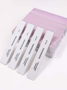 3/5/10/25/50pcs Double-Sided 100/180 Grit Reusable Nail Files, Suitable For Natural Nails, Acrylic Nails And Nail Tips, Professional Manicure Tools, Suitable For Home And Salon Use - Multicolor - View 8