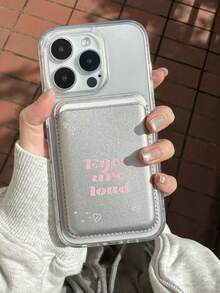 韓系 Ins 小眾甜美蝴蝶結皮革磁吸無線充電 MagSafe 卡槽手機殼，適用 16 Pro Max/15 Pro/14/13/12/11 - 彩色 - 查看 3