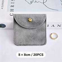 2pcs/5pcs/10pcs/20pcs/50pcs Velvet Jewelry Packaging Bags Soft Velvet Gift Bags For Rings Earrings Bracelets Necklaces Storage Bags Wedding Guest Candy Bags Gift Bags - Velvet Jewelry Pouch - View 16