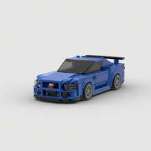 MIKEMENG 397/328/345/336/375/387 PCS Classic MOC Building Blocks Racing Car Set, Adult DIY Car Toy Model, Suitable For Collection, City Tech Champion Cup Series, Perfect As Birthday, Halloween, Christmas Gift For Boyfriend, Husband - Model - View 8