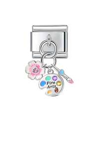 Elegant Single-Section Module With Italian Bracelet Pendant DIY Jewelry Making Kit, 306 Stainless Steel Single Pendant Airplane-Heart Lock And Flower Butterfly Multi-Function Jewelry Pieces Suitable For Everyone To Create Fashionable Bracelets And Other Personalized Creative Jewelry - Multicolor - View 15